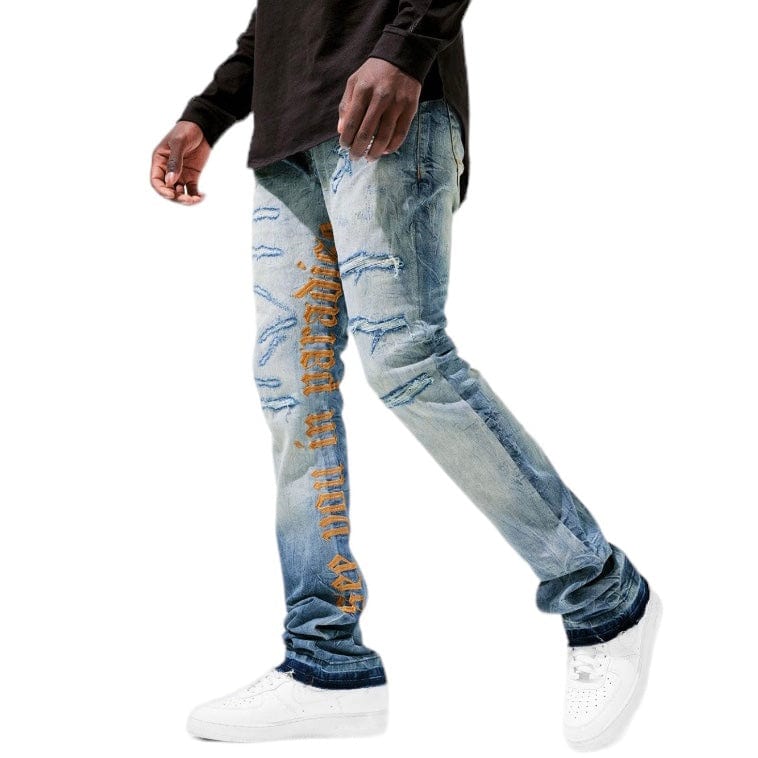 Jordan Craig Martin Stacked See You In Paradise Denim (Lager) JTF1154 - Image 2