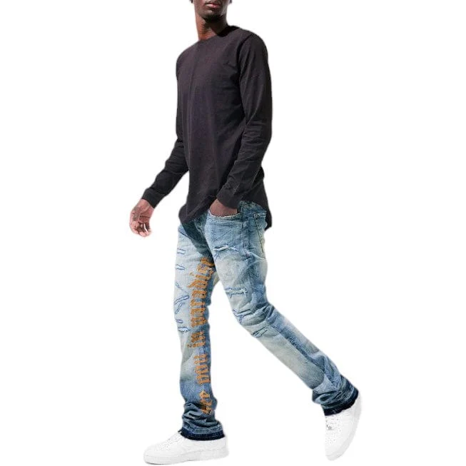 Jordan Craig Martin Stacked See You In Paradise Denim (Lager) JTF1154 - Image 3