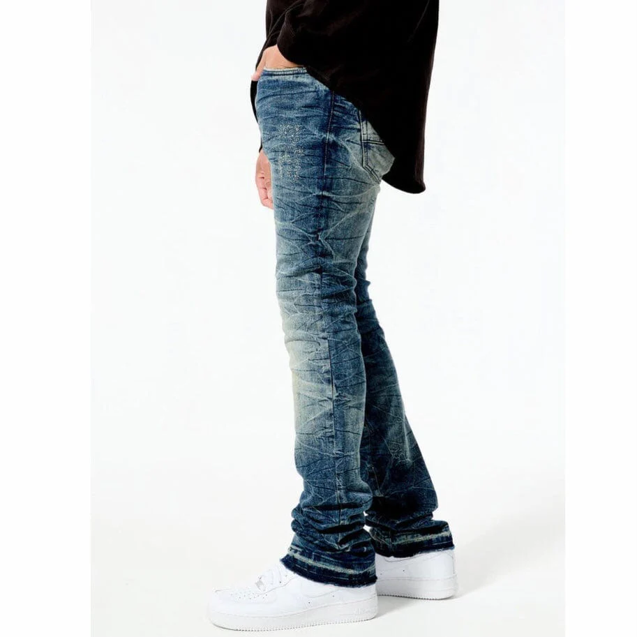 Jordan Craig Martin Stacked Woodstock Denim (Studio Blue) JTF201 - Image 4