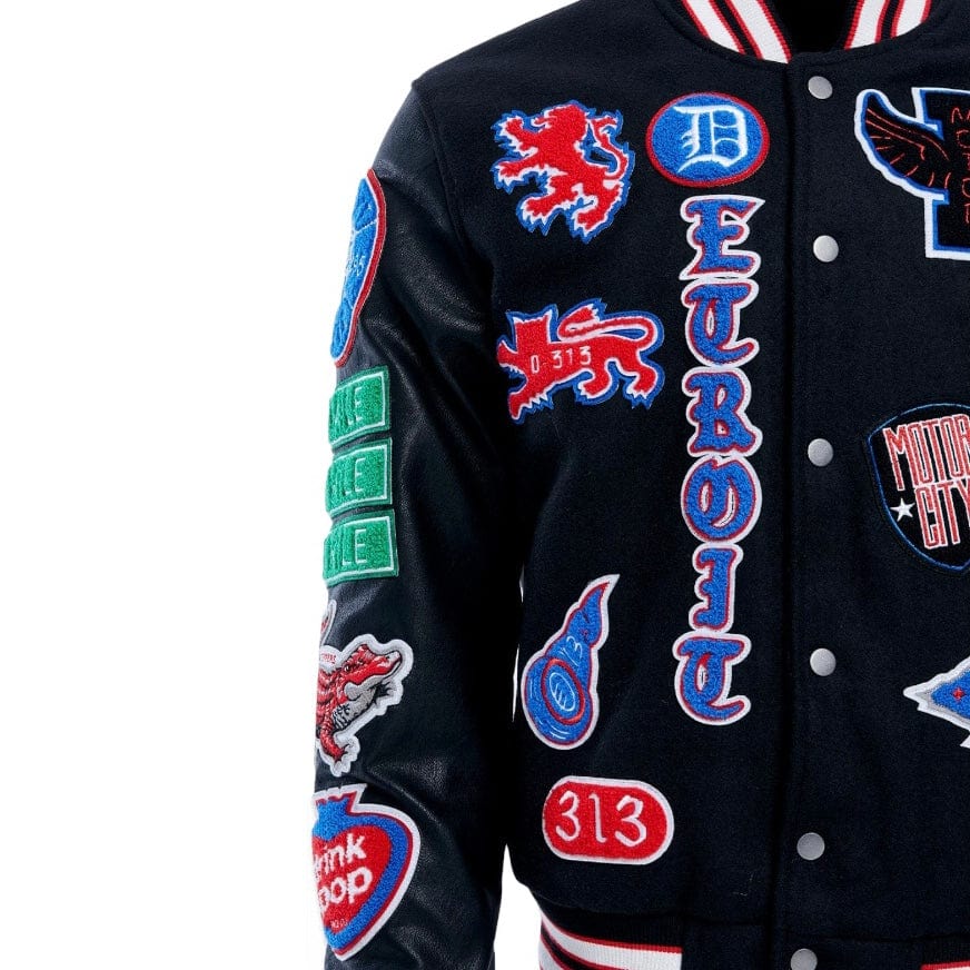 Jordan Craig Motown Varsity Jacket (Piston) 91651 - Image 9