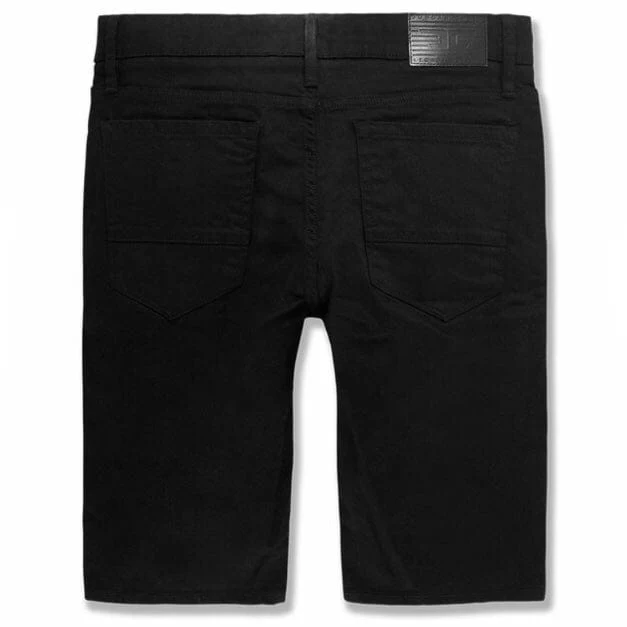 Jordan Craig Nashville Retro Slub Shorts (Black) J3173S - Image 2