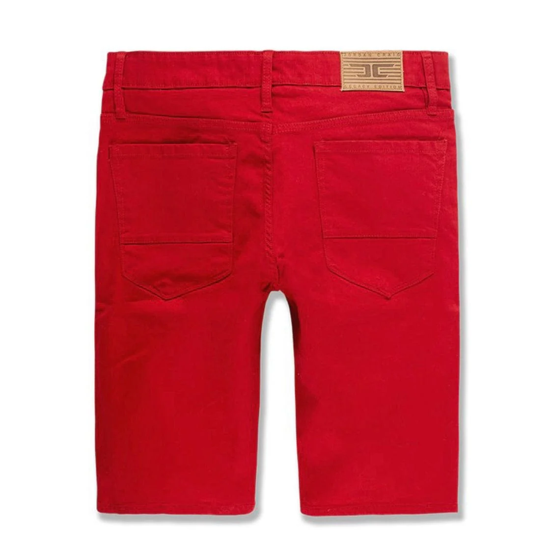 Jordan Craig Nashville Retro Slub Shorts (Red) J3173S - Image 2
