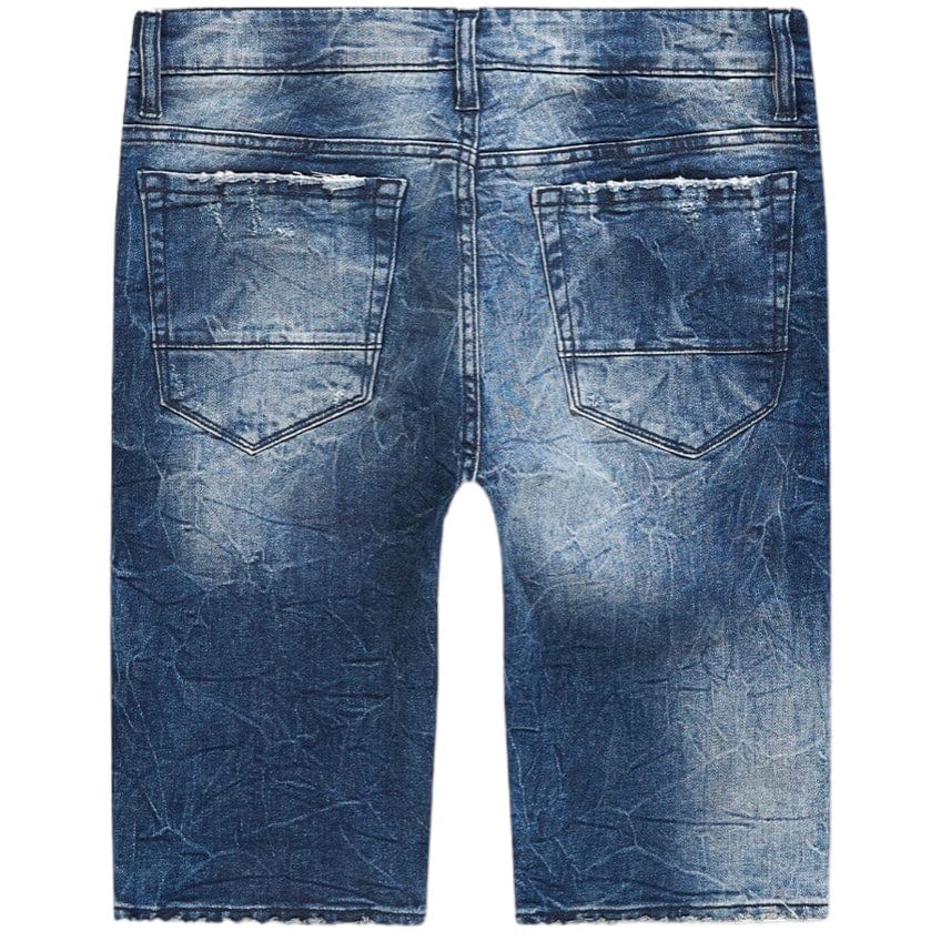 Jordan Craig Og Madison Denim Shorts (Deep Blue) J3206S - Image 3