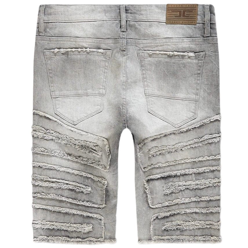 Jordan Craig Og Python Denim Shorts (Arctic Grey) J1148S - Image 2
