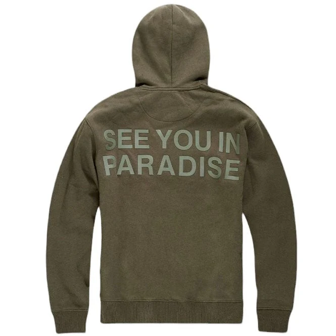 Jordan Craig Paradise Tonal Pullover Hoodie (Olive) 8862H - Image 2