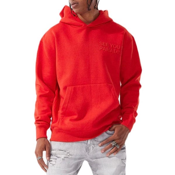 Jordan Craig Paradise Tonal Pullover Hoodie (Red) 8862H - Image 3
