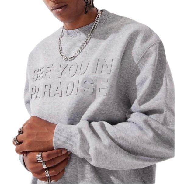 Jordan Craig Paradise Tonal Sweatshirt (Heather Grey) 8829T - Image 3