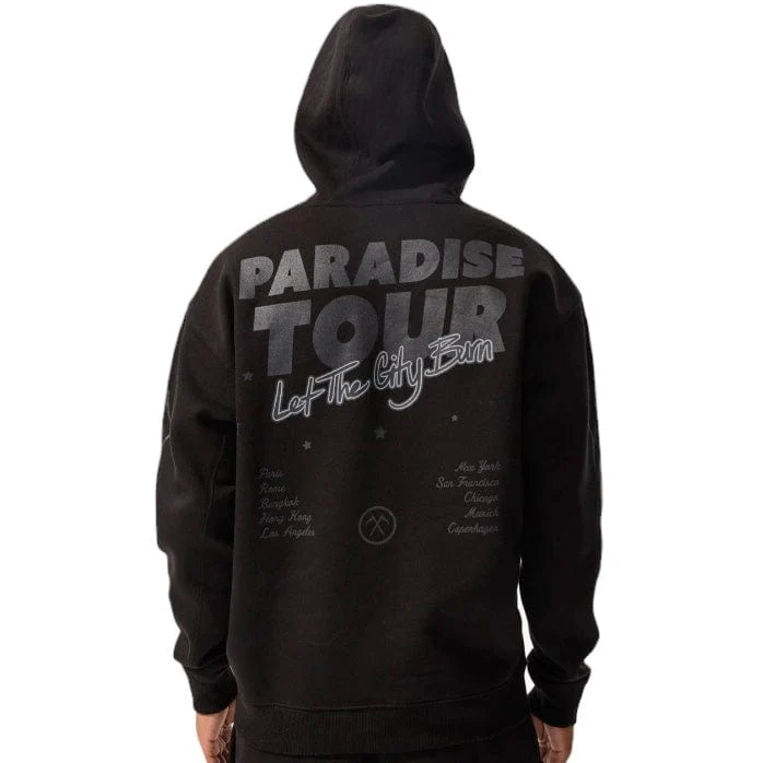 Jordan Craig Paradise Tour Pullover Hoodie (Noir) 8241H - Image 2