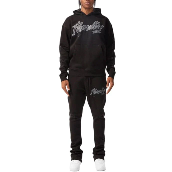 Jordan Craig Paradise Tour Pullover Hoodie (Noir) 8241H - Image 3