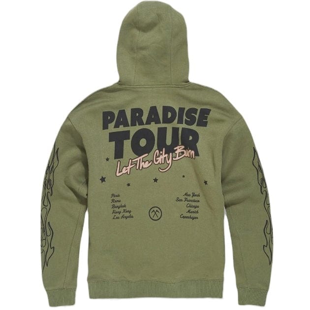Jordan Craig Paradise Tour Pullover Hoodie (Sage) 8241H - Image 4
