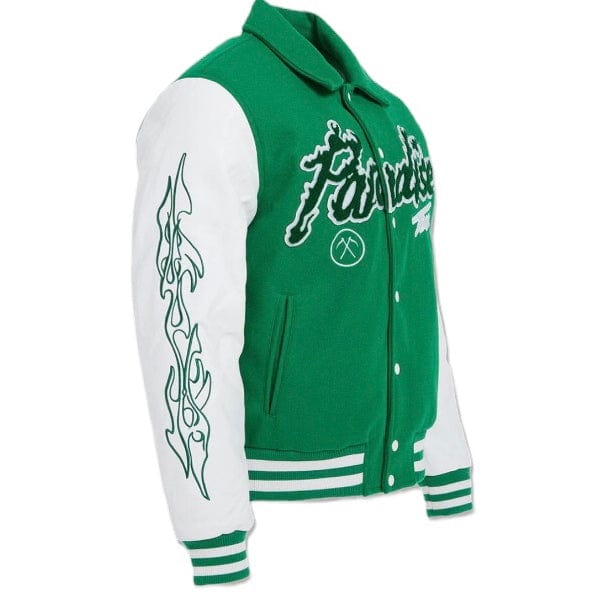 Jordan Craig Paradise Tour Varsity Jacket (Green) 91632 - Image 8