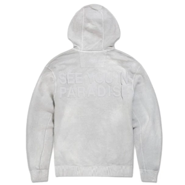 Jordan Craig Paradise Washed Pullover Hoodie (Light Grey) 9117H - Image 3