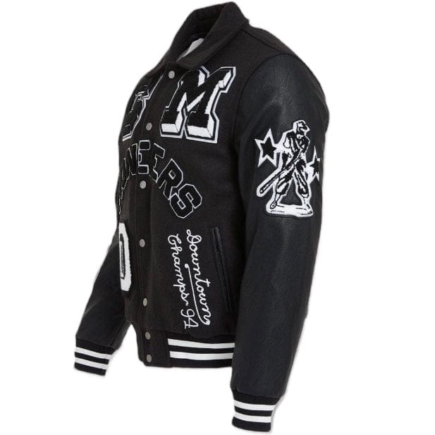 Jordan Craig Pioneers Varsity Jacket (Black) 91650 - Image 7