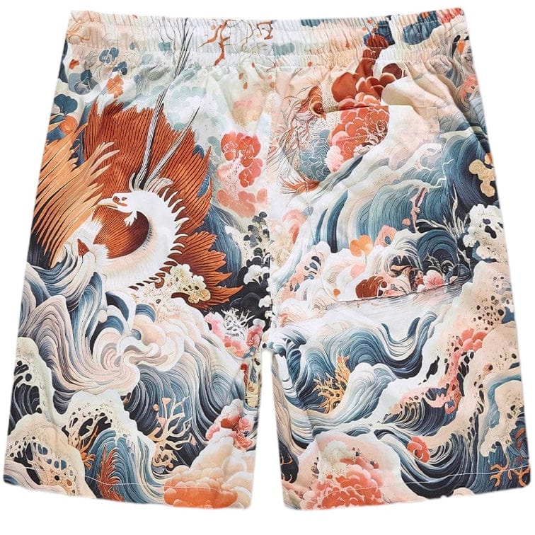 Jordan Craig Retro Ibiza Lounge Shorts (Coral) 2040S - Image 2