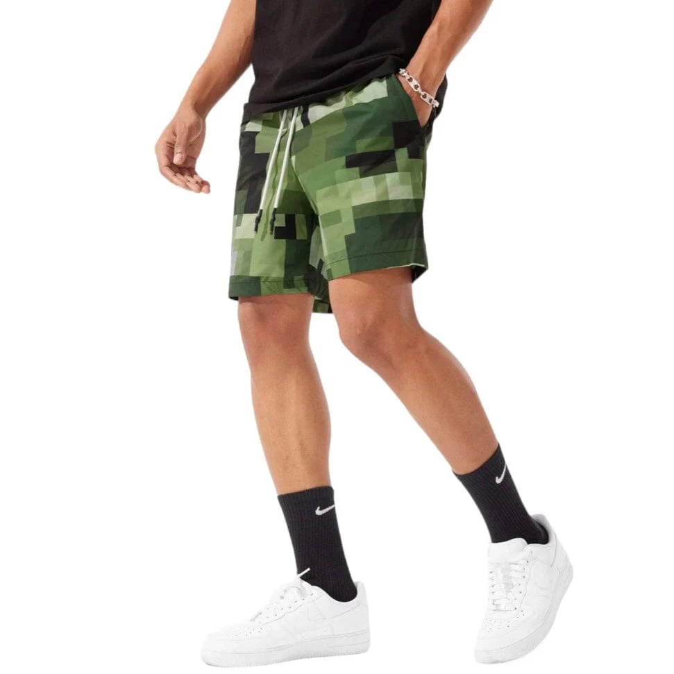 Jordan Craig Retro Ibiza Lounge Shorts (Digital Olive) 2040S - Image 3