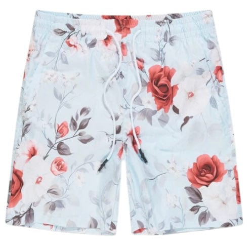 Jordan Craig Retro Ibiza Lounge Shorts (Red Floral) 2053S - Image 2