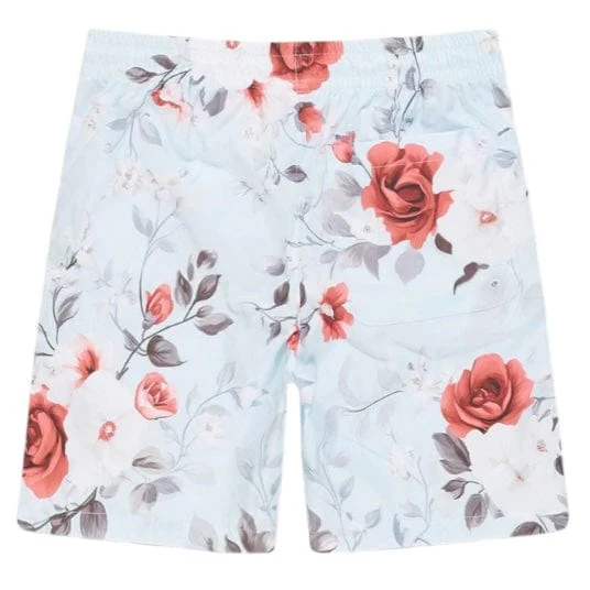 Jordan Craig Retro Ibiza Lounge Shorts (Red Floral) 2053S - Image 3