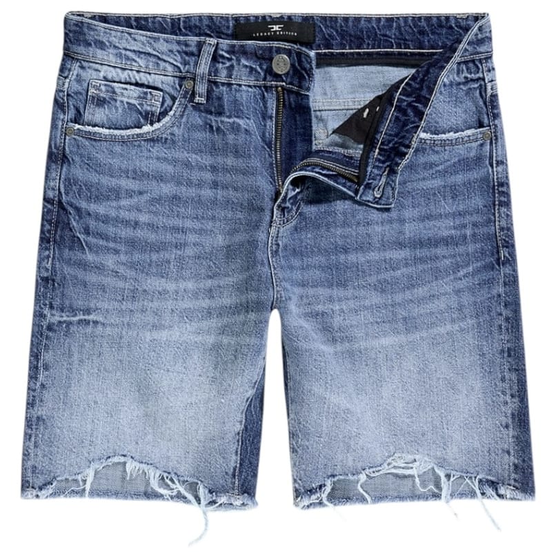 Jordan Craig Retro Infantry Denim Shorts (Aged Wash) J3224S - Image 3