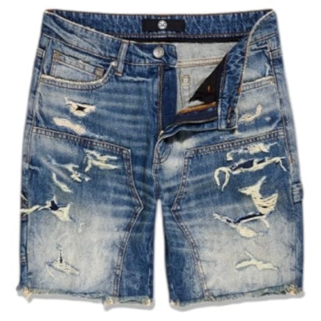 Jordan Craig Retro Landman Denim Shorts (Sand Wash) J3213S - Image 2