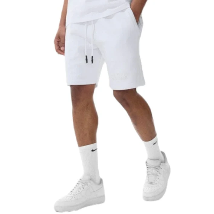 Jordan Craig Retro Paradise Tonal Shorts (White) 9151S - Image 3