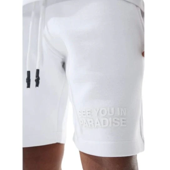 Jordan Craig Retro Paradise Tonal Shorts (White) 9151S - Image 4