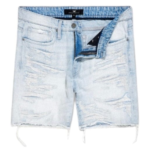 Jordan Craig Retro Riverside Denim Shorts (Iced White) J3218S - Image 2