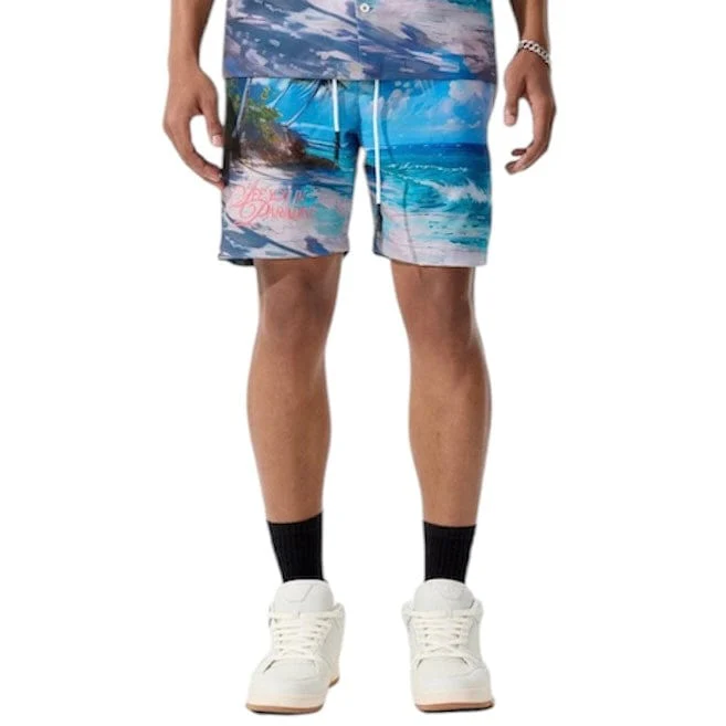 Jordan Craig Retro Wanderlust Party Short & Shirt Set (Clearwater) 2060-2060S - Image 4