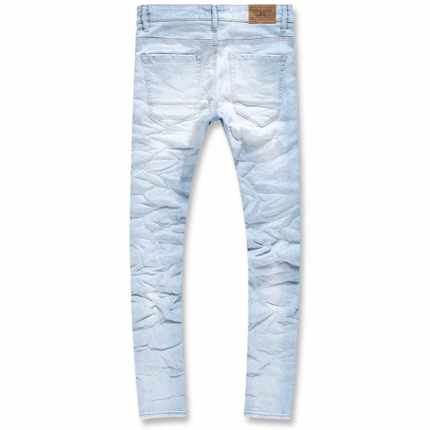 Jordan Craig Ross Ace Crinkled Denim (Iced White) JR1096 - Image 2