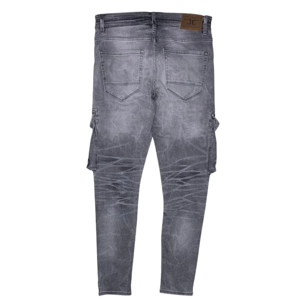 Jordan Craig Ross Bayside Cargo Denim (Arctic Grey) JR350T - Image 2