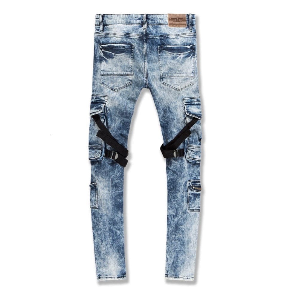 Jordan Craig Ross Deadwood Cargo Denim (Med Blue) JM3526 - Image 2