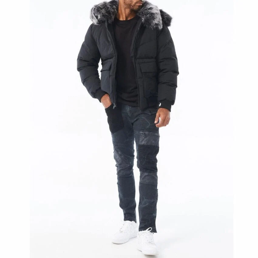 Jordan Craig Ross Patchwork Jeans (Black Out) 5643M - Image 4