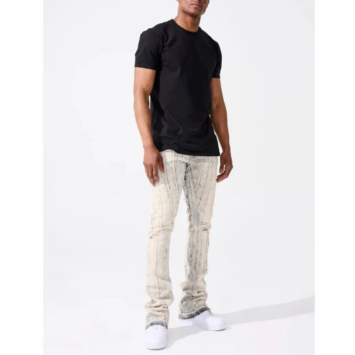 Jordan Craig Ross Stacked Brazen Denim (Bone White) JRF1107 - Image 3