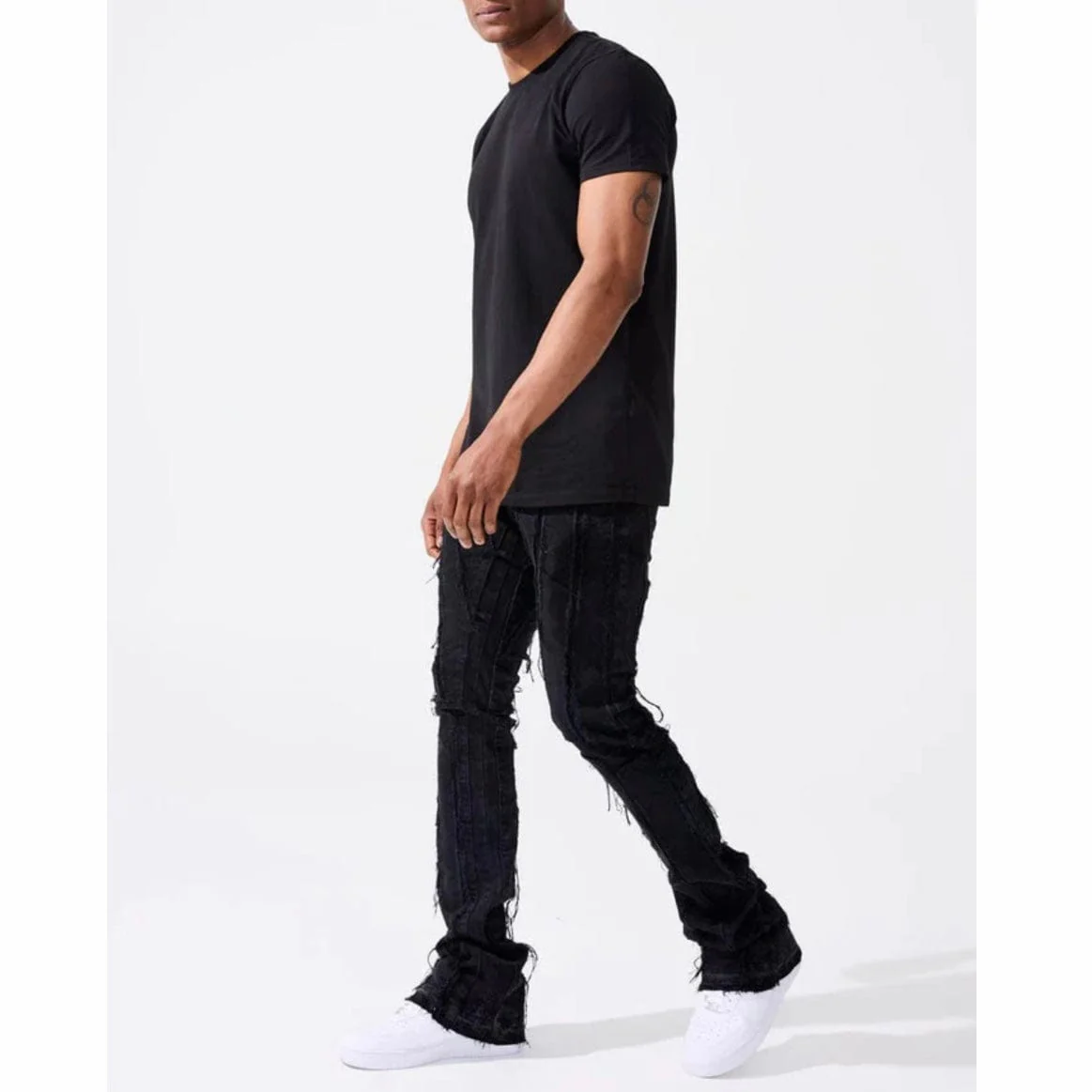 Jordan Craig Ross Stacked Brazen Denim (Jet Black) JRF1107 - Image 3