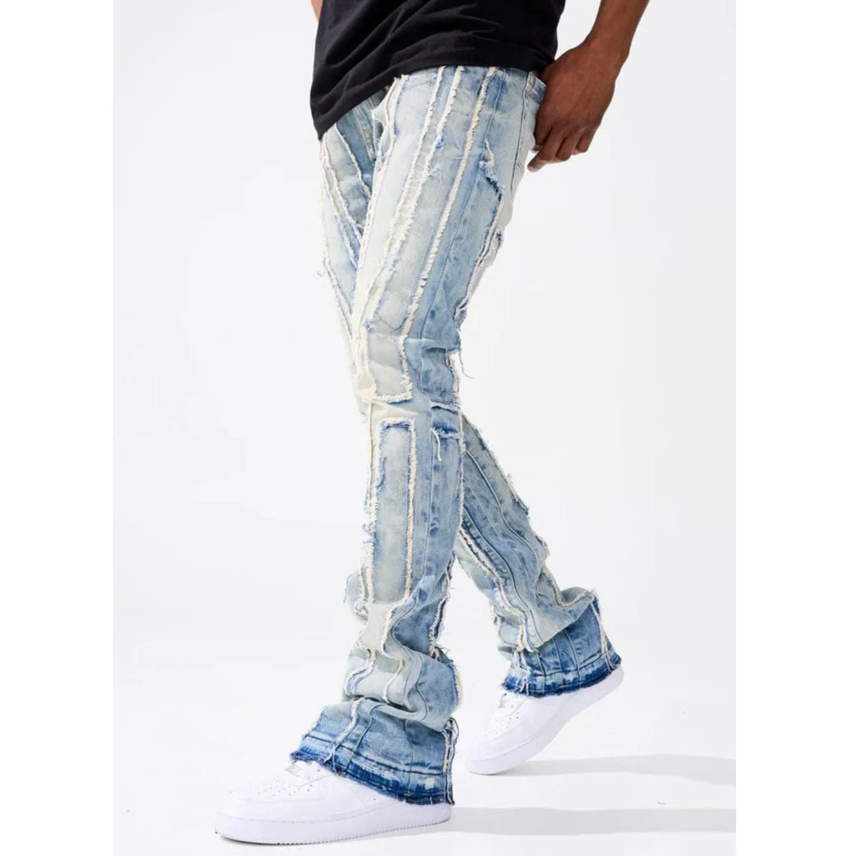 Jordan Craig Ross Stacked Brazen Denim (Lager) JRF1107 - Image 2