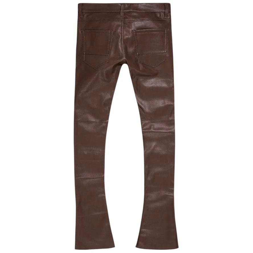 Jordan Craig Ross Stacked Thriller Cargo Pants (Brown) JRF2250 - Image 2
