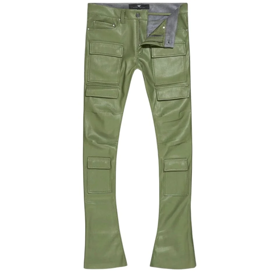 Jordan Craig Ross Stacked Thriller Cargo Pants (Sage) JRF2250