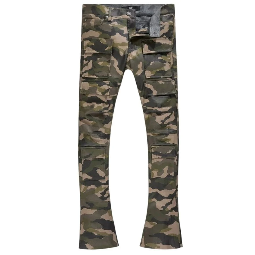 Jordan Craig Ross Stacked Thriller Cargo Pants (Vintage Camo) JRF2250C