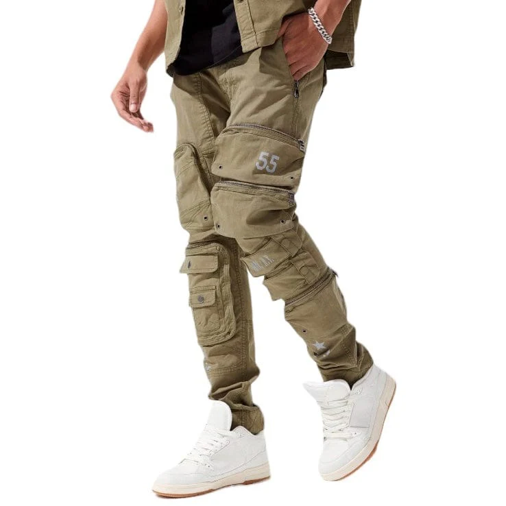 Jordan Craig Sean Infantry Division Cargo Pants (Olive) 5673M - Image 3
