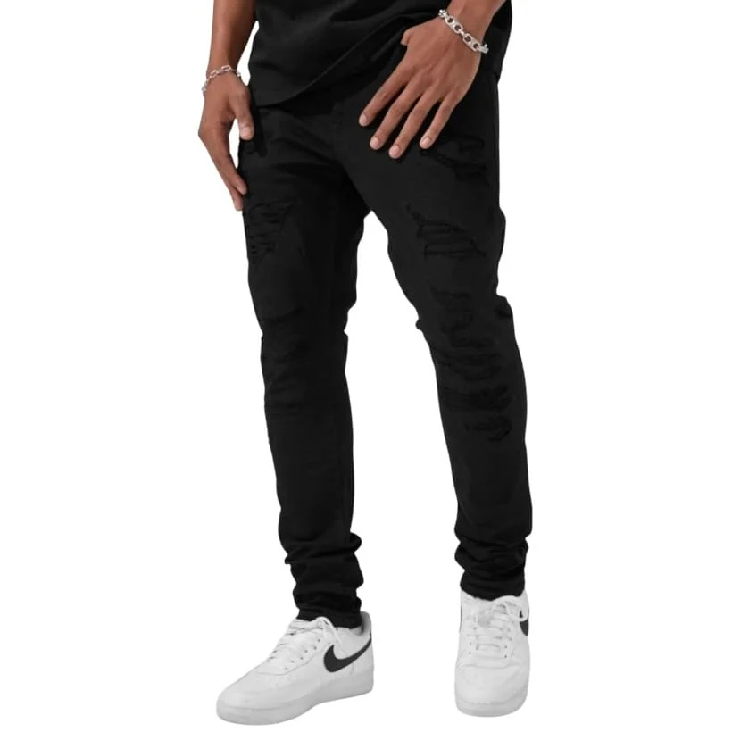 Jordan Craig Sean Slim Taper Fit Alkaline Denim (Jet Black) JS2337A