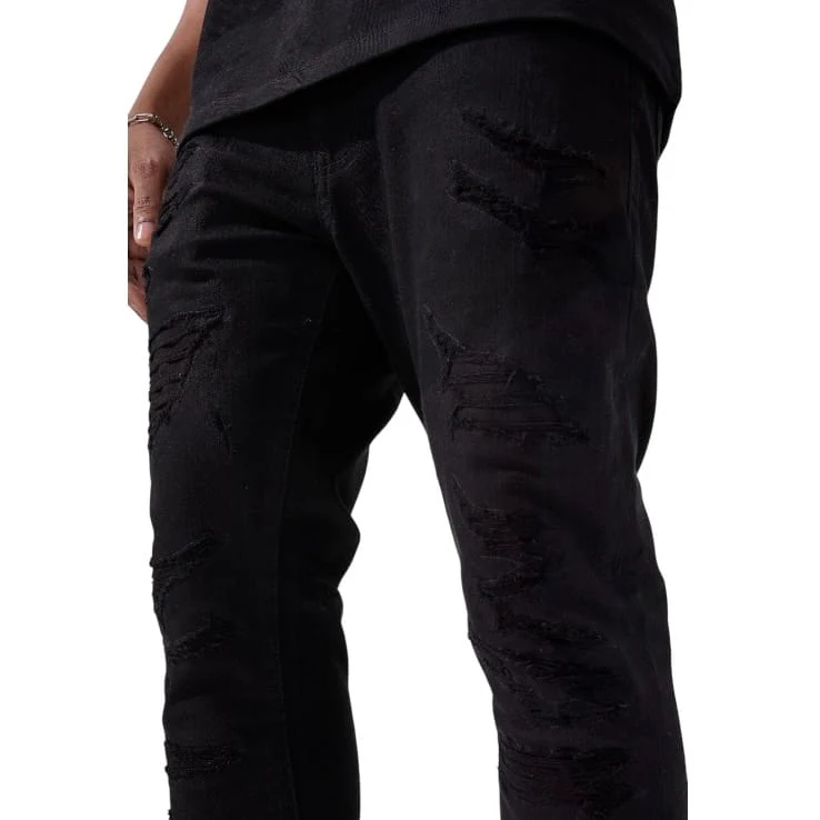 Jordan Craig Sean Slim Taper Fit Alkaline Denim (Jet Black) JS2337A - Image 2