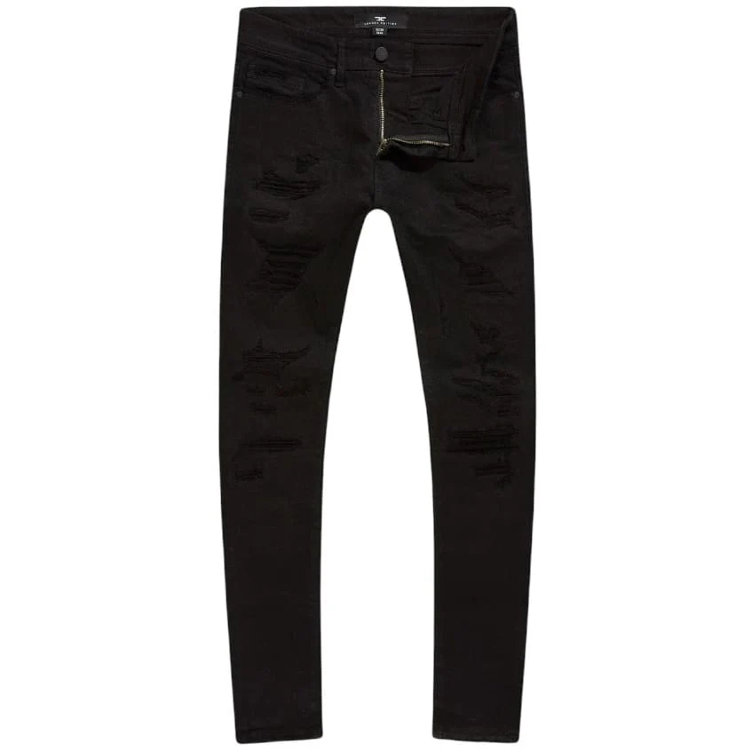 Jordan Craig Sean Slim Taper Fit Alkaline Denim (Jet Black) JS2337A - Image 3