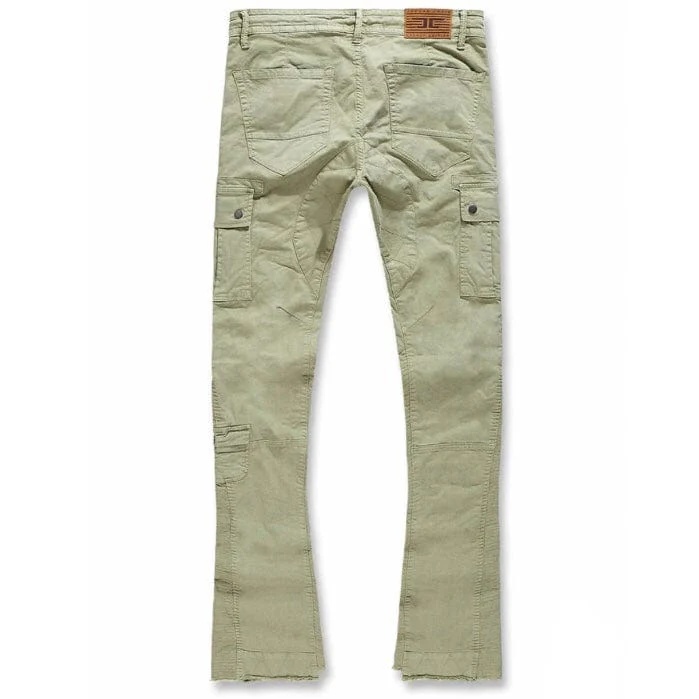 Jordan Craig Sean Stacked Flare Flight Cargo Pants (Sage) JTF216 - Image 2