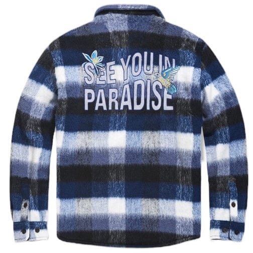 Jordan Craig See You In Paradise Flannel Shacket (Blue) 2561 - Image 5