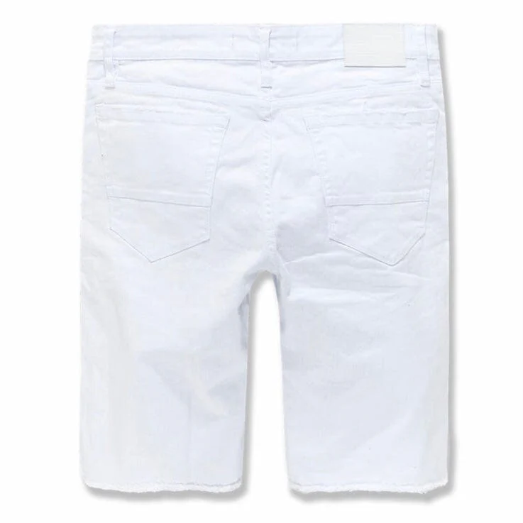 Jordan Craig Siena Twill Shorts (White) J3191SA - Image 2