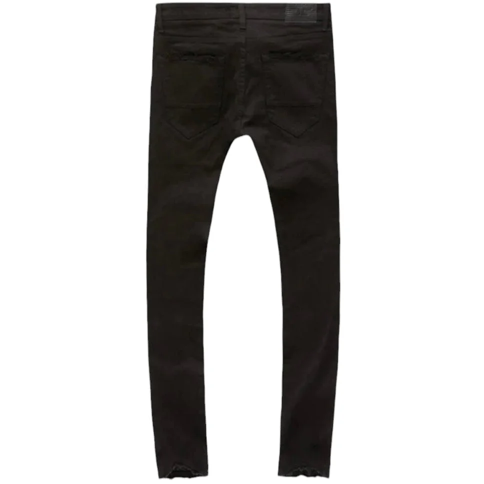 Jordan Craig Martin Skinny Stretch Ripped Denim (Black) JT956R - Image 2