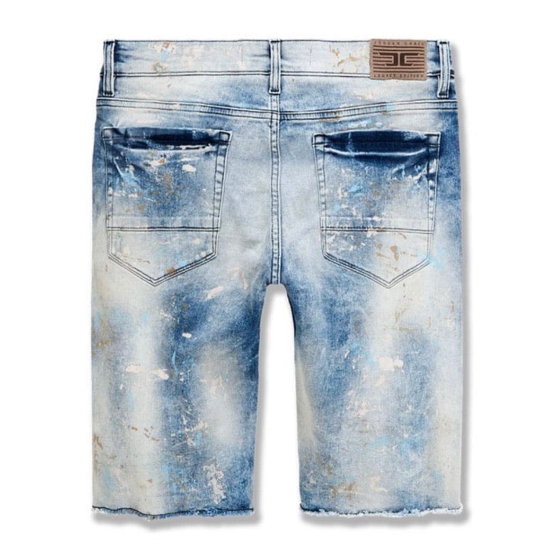 Jordan Craig Sparta Striped Denim Shorts (Mojave) - J3168S - Image 2