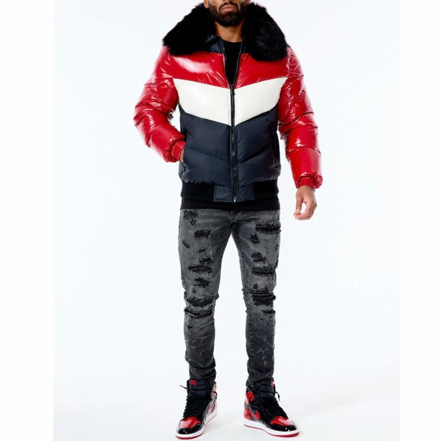 Jordan Craig Sugar Hill Puffer Jacket (Red) 91587 - Image 2