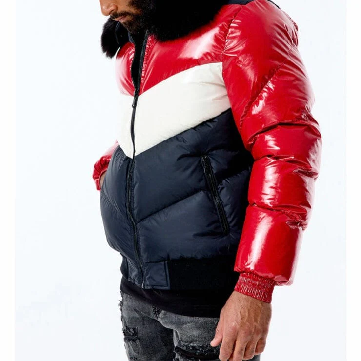 Jordan Craig Sugar Hill Puffer Jacket (Red) 91587 - Image 4