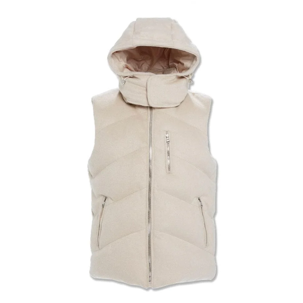 Jordan Craig Tahoe Wool Puffer Vest (Oatmeal) 91586V - Image 2