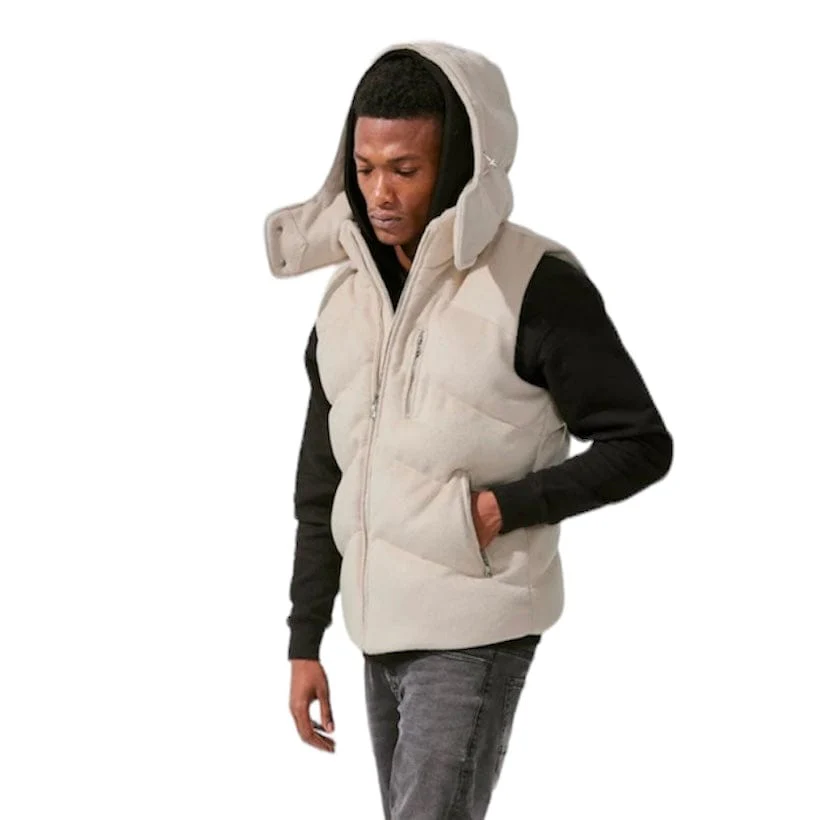 Jordan Craig Tahoe Wool Puffer Vest (Oatmeal) 91586V - Image 4